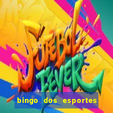 bingo dos esportes para imprimir